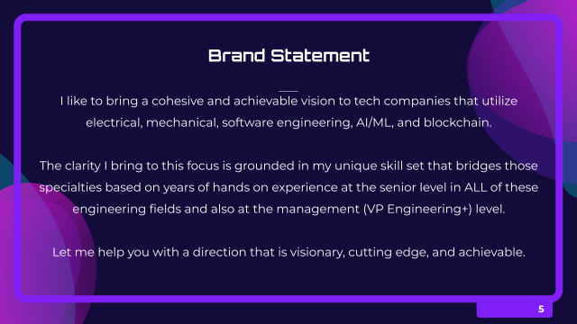 Brand Statement