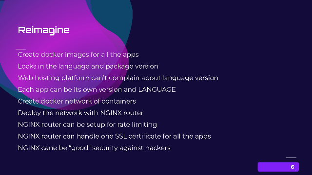 Reimagine-multiple apps on server