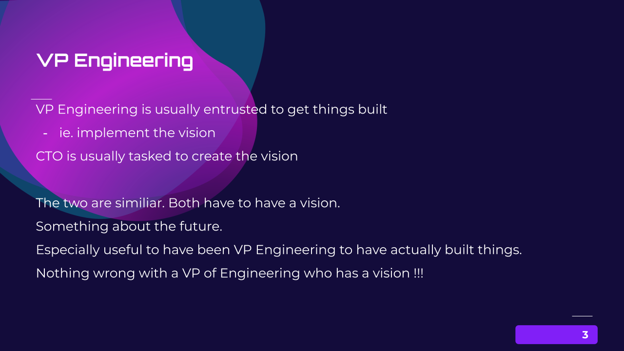 VP Engineering